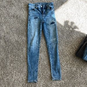 American eagle distressed denim